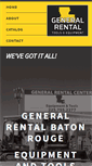 Mobile Screenshot of generalrentalbr.com