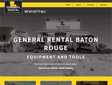 Tablet Screenshot of generalrentalbr.com